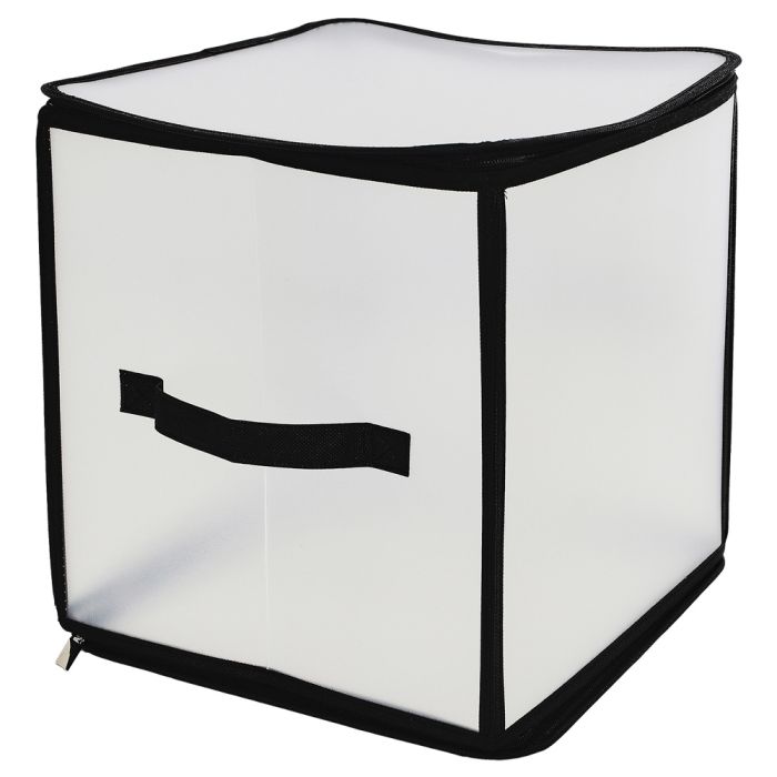 Caja de almacenamiento transparente 30x30x30cm 4