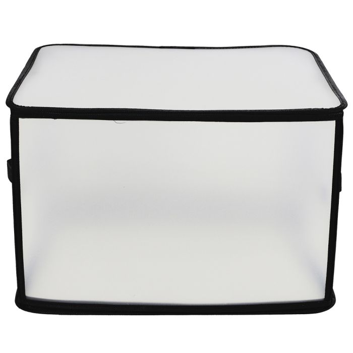 Caja de almacenamiento transparente 40x30x25cm 4