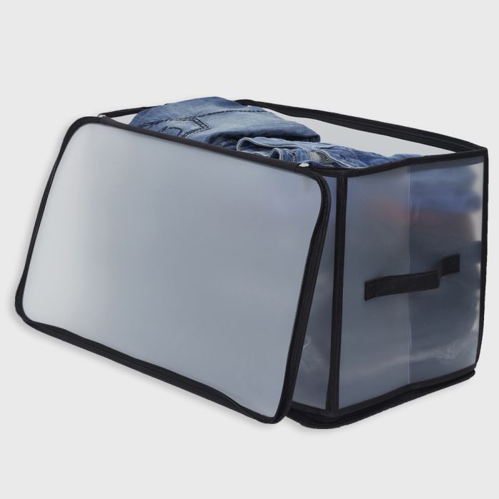 Caja de almacenamiento transparente 52x30x30cm 6