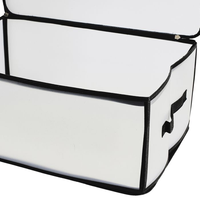 Caja de almacenamiento transparente 52x35x19.5cm 4