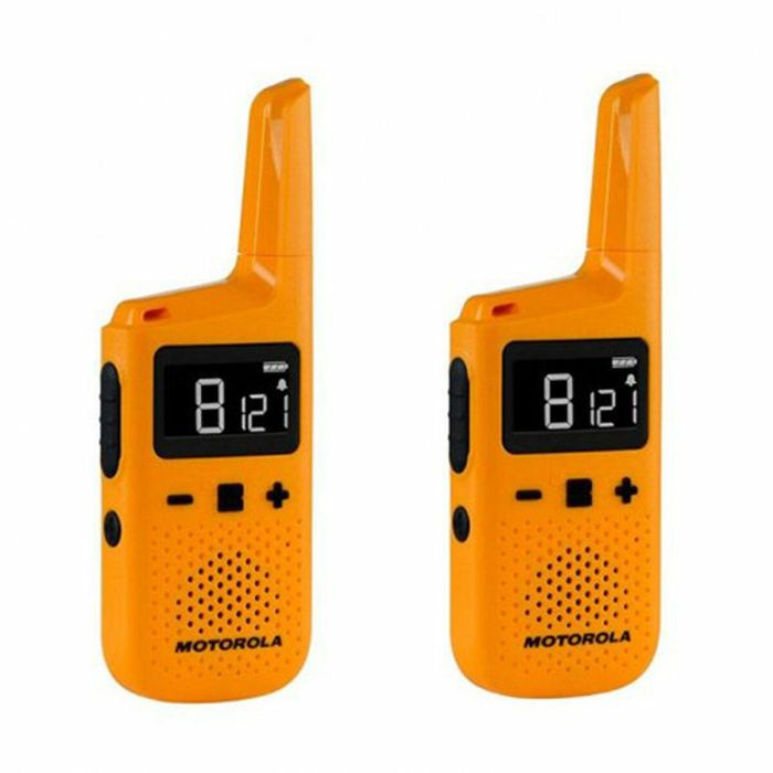 Motorola Walkie Talkies TALKABOUT T72 Amarillo - Alcance 8 km - PMR446 - 16 Canales - 121 Códigos 34 Motorola Walkie Talkies TALKABOUT T72 Amarillo - Alcance 8 km - PMR446 - 16 Canales - 121 Códigos 34