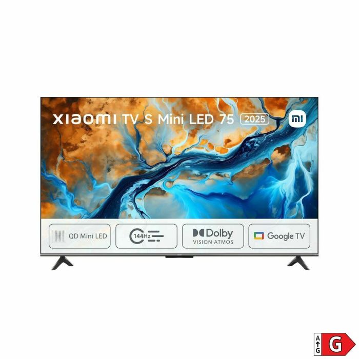 Xiaomi TV S Mini LED 75 2025 190,5 cm (75") 4K Ultra HD Smart TV Wifi Negro 1200 cd / m² 10 Xiaomi TV S Mini LED 75 2025 190,5 cm (75") 4K Ultra HD Smart TV Wifi Negro 1200 cd / m² 10