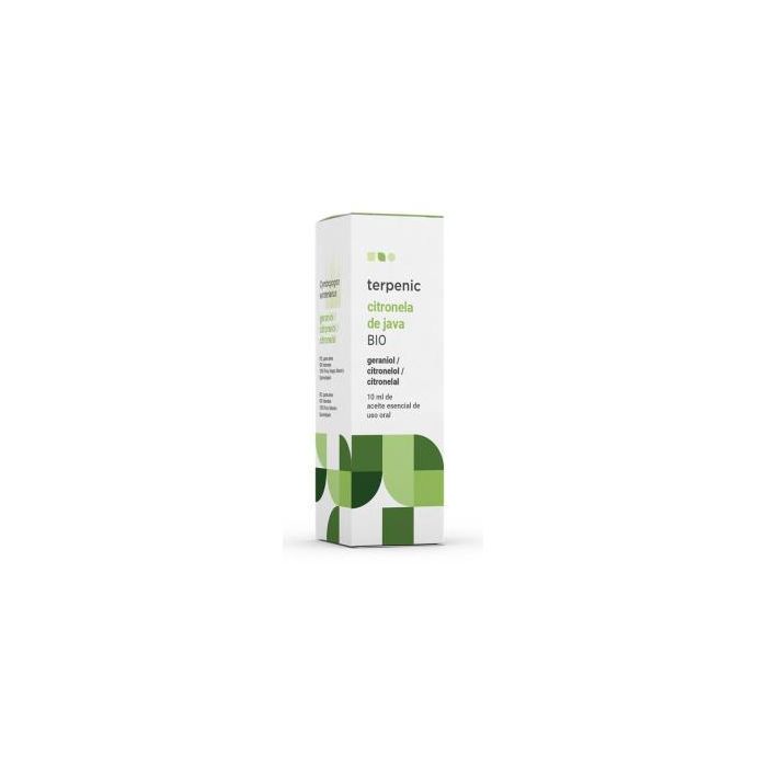 TERPENIC Citronela Aceite Esencial Bio 10ml - 100% Puro de Cymbopogon winterianus de Java
