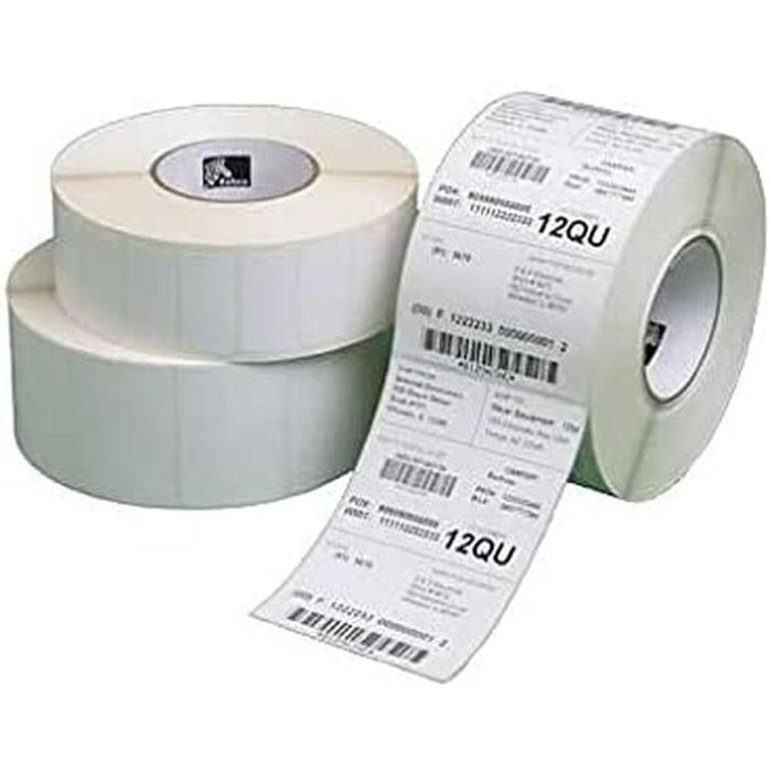 Etiquetas para Impresora Zebra 3012912-T Blanco Rectangular Ø 19 mm Etiquetas para Impresora Zebra 3012912-T Blanco Rectangular Ø 19 mm