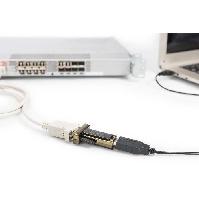 Digitus USB 2.0 to serial Converter, DSUB 9M incl. USB A Cable 80cm, FTDI chipset 7 Digitus USB 2.0 to serial Converter, DSUB 9M incl. USB A Cable 80cm, FTDI chipset 7