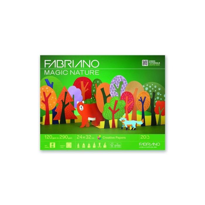 Bloc Fabriano Manualidades 20H. Magic Nature