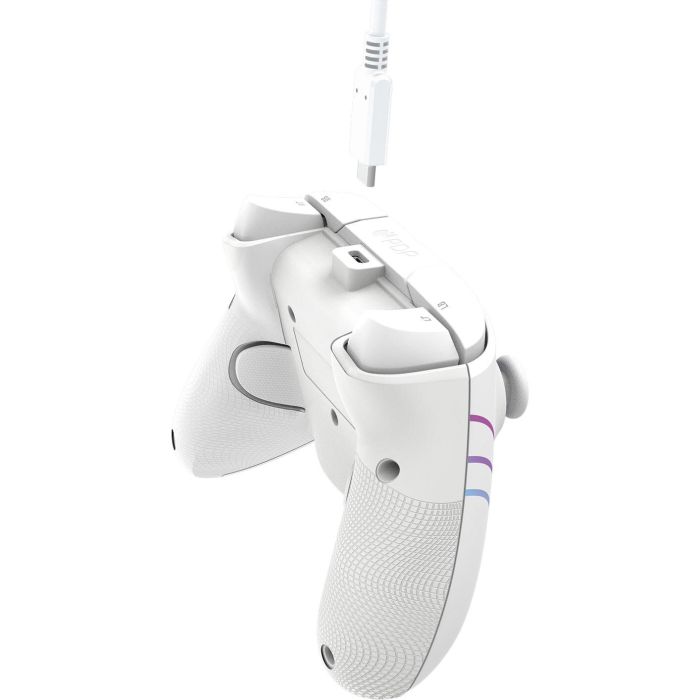 PDP Afterglow Wave Mando con cable para Xbox Series X|S, Xbox One y Windows 10/11, Gamepad Blanco con retroiluminación LED 19