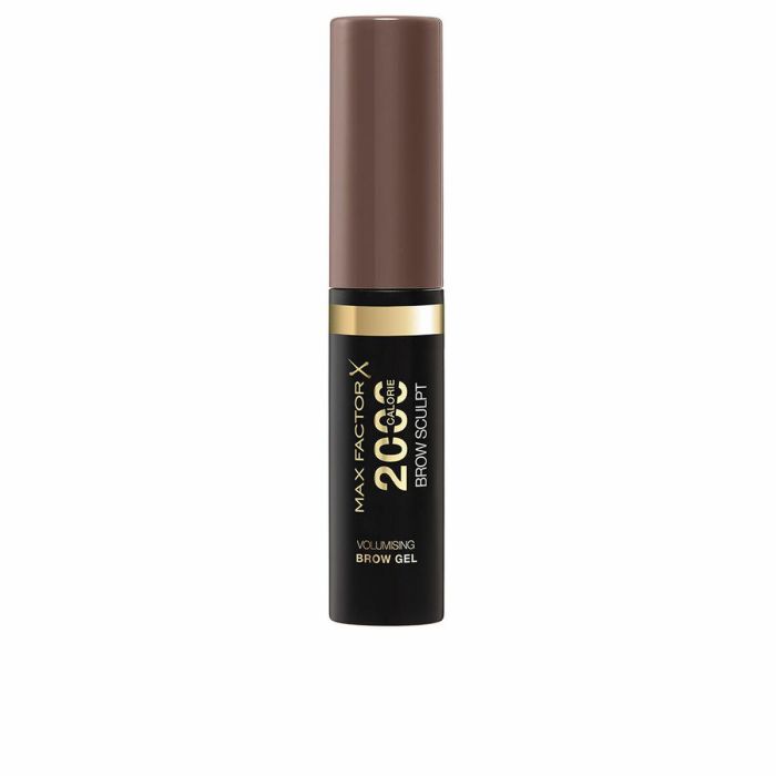 Max Factor 2000 CALORIE #001 Gel Voluminizador Cejas Soft Brown, 4,5 ml - Rellena, Esculpe e Intensifica para Volumen 3D 2
