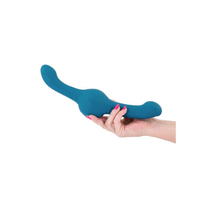 Consolador de Doble Penetración NS Novelties Revolution Azul 5 Consolador de Doble Penetración NS Novelties Revolution Azul 5