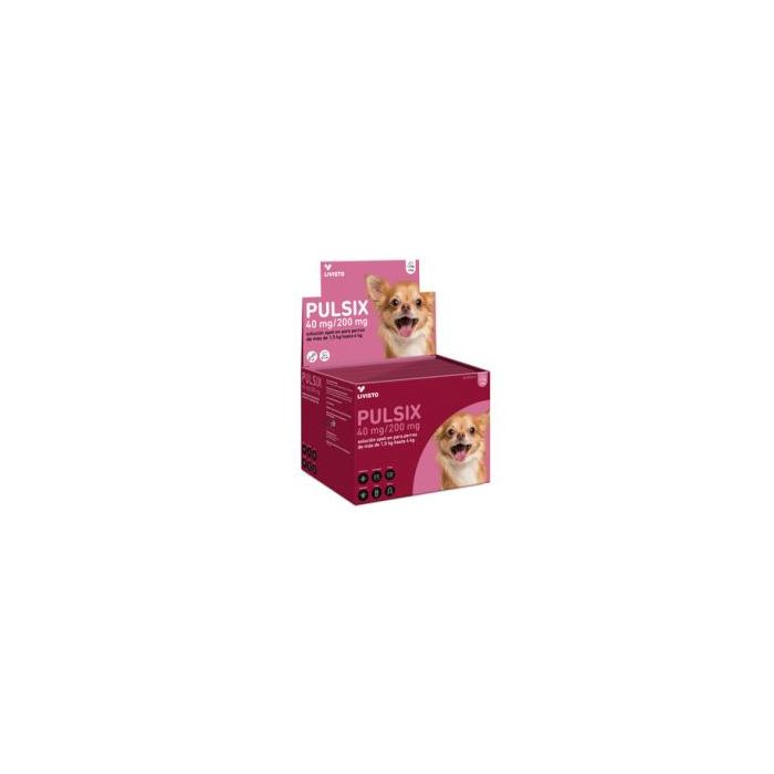 Pulsix Spoton 40 mg-200 mg para Perros de 1,5-4 kg, 24 Pipetas de 0,4 mL