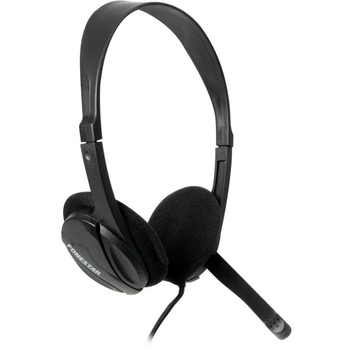Auriculares de Diadema FONESTAR HOME-35 Negro