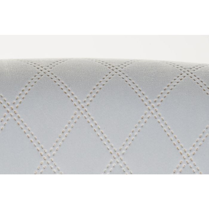 DKD Home Decor Butaca Sixties, Poliéster y Metal, Color Azul Celeste y Negro, Desmontable, Medidas 76x82x76 cm, Altura Asiento 42 cm 5