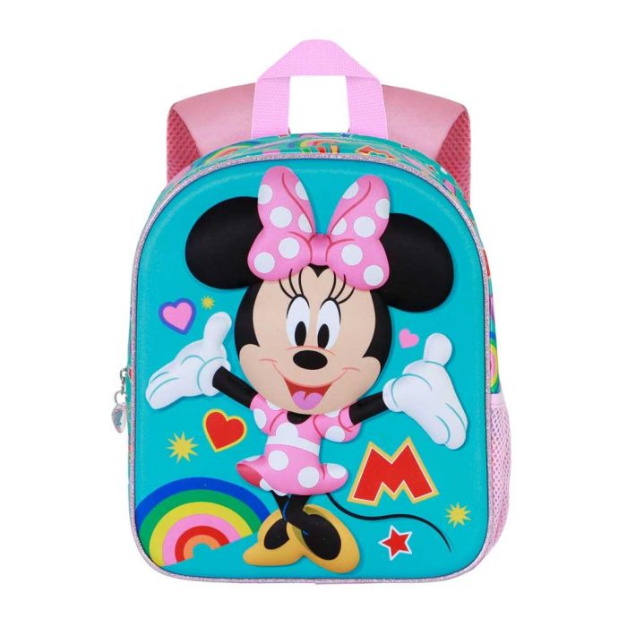 Mochila 3D Elite Greet Disney Minnie Mouse Turquesa 1