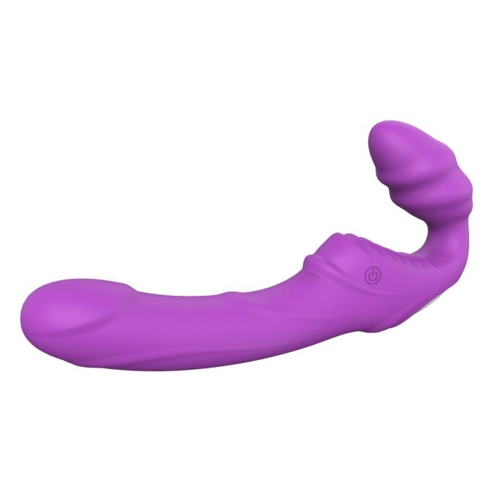 Consolador Doble Dream Toys Essentials Morado 2 Consolador Doble Dream Toys Essentials Morado 2