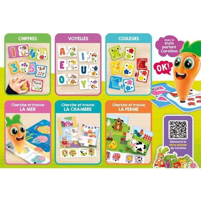 Liscianigiochi Carotina Baby Bolígrafo Parlante Juego Educativo 20 Juegos A Partir de 2 Años LIS8008324112333 1