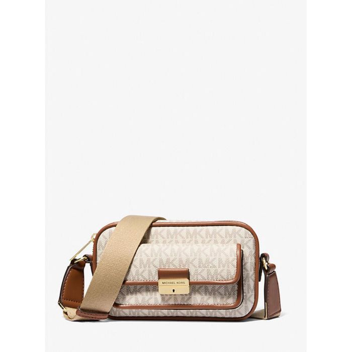 Bolso Bandolera Michael Kors MIRELLA Beige 20 x 12 x 5 cm 3