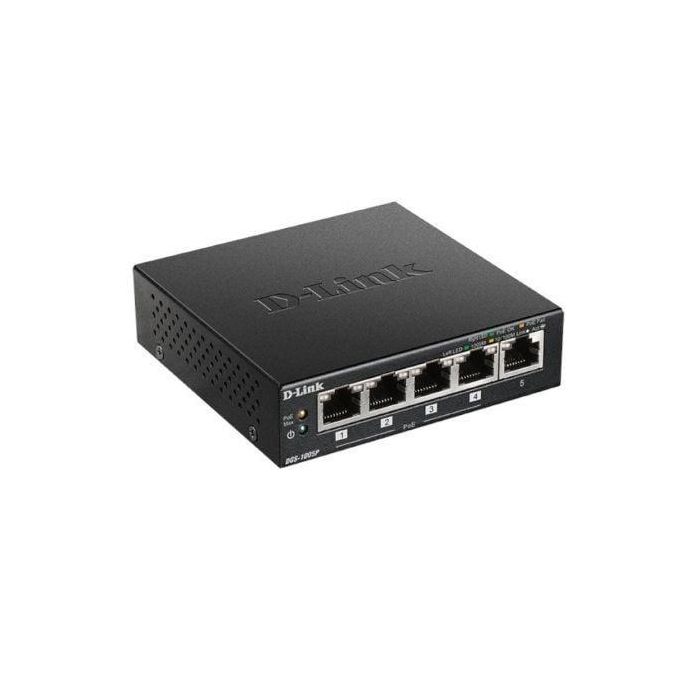 Switch D-Link DGS-1005P 5 Puertos/ RJ-45 10/100/1000 PoE