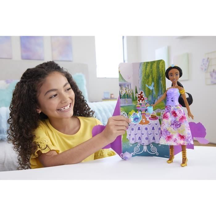 Muñeca Jasmine Spin & Reveal Hxc23 Disney Princess 4 Muñeca Jasmine Spin & Reveal Hxc23 Disney Princess 4