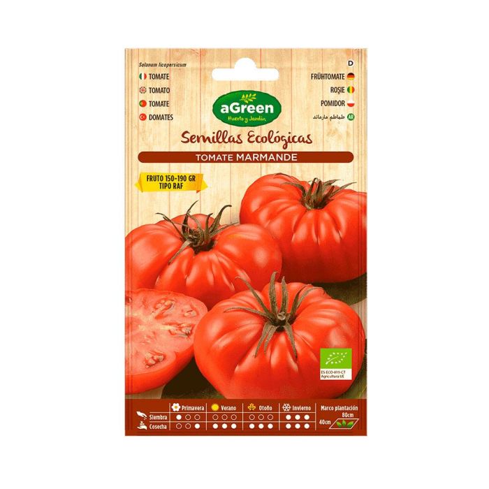 Agreen Sobre con semillas eco de tomate marmade raf - Muy precoz y fructífero