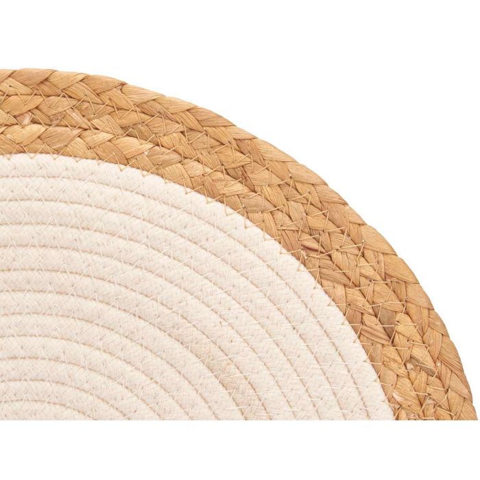 Salvamantel Esparto Espiral Tela Blanco 35Cm Kinvara (24 Unidades) 3 Salvamantel Esparto Espiral Tela Blanco 35Cm Kinvara (24 Unidades) 3