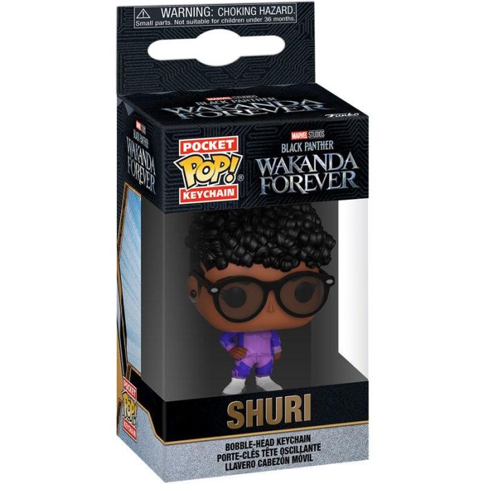 Funko Llavero Pocket POP Marvel Black Panther Wakanda Forever Shuri 4cm Funko Llavero Pocket POP Marvel Black Panther Wakanda Forever Shuri 4cm