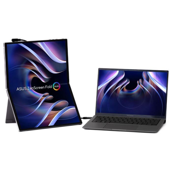 ASUS ZenScreen Fold MQ17QH Monitor Portátil OLED 17.3" (43.94cm) Quad HD 2560x1920 0.2ms Plata 5