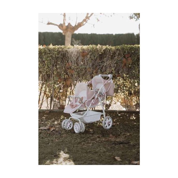 Muñecas Arias Coche Gemelar Universe 45x70x73 cm con Bolso 21