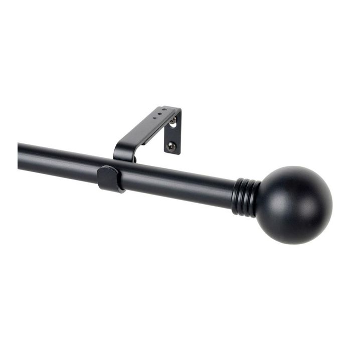 Stor Planet Kit barra cortina anillo extensible 110-200cm negro acabado satinado 3 Stor Planet Kit barra cortina anillo extensible 110-200cm negro acabado satinado 3