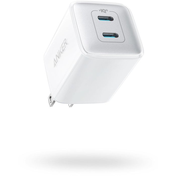 Anker Powerport III 521 Nano Pro A2038G21 - Cargador de pared 2xUSB-C 40W Blanco