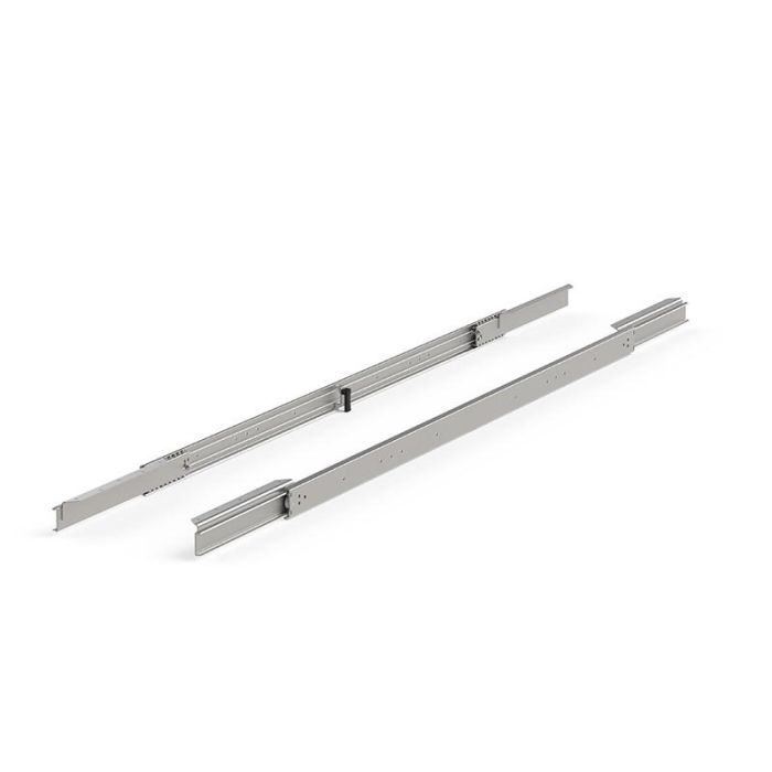 Pottker Guía Mesa Extensible Basic, Altura 47mm, Longitud 850mm, con Freno, Extensible hasta 1177mm