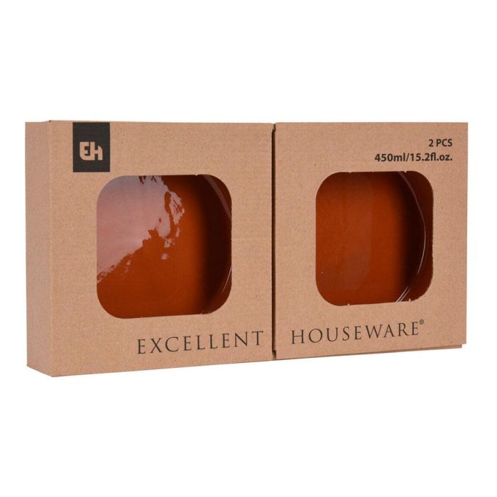 Excellent Houseware Set 2 Cazuelas para Aperitivos de Barro Terracota 450ml Ø15,5x3,8cm Apilables, Apto Microondas, Lavavajillas y Horno 1 Excellent Houseware Set 2 Cazuelas para Aperitivos de Barro Terracota 450ml Ø15,5x3,8cm Apilables, Apto Microondas, Lavavajillas y Horno 1