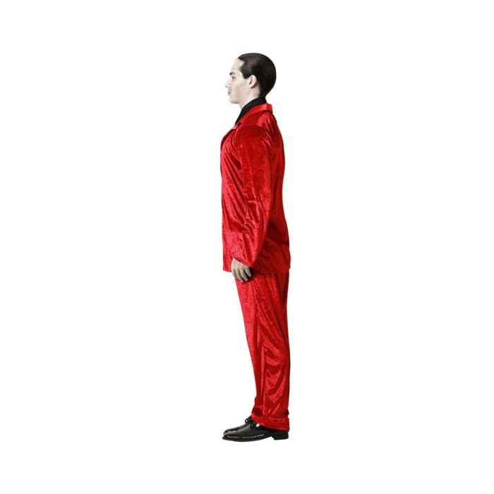 Disfraz Vampiro Traje Rojo Con Corbata Hombre Adulto XL 1 Disfraz Vampiro Traje Rojo Con Corbata Hombre Adulto XL 1