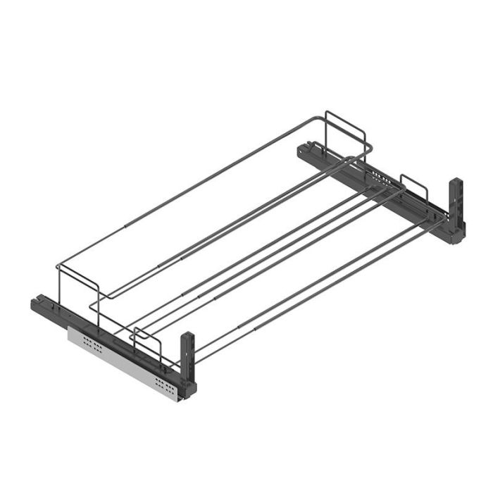 Menage Confort Zapatero Ender Extraíble con Inclinación y Guías Ocultas Hettich Quadro V6, Ancho 640-1000 Antracita 1