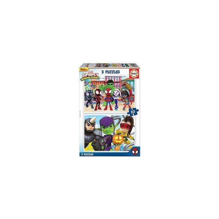 Puzzle 2x20 piezas spidey y sus increíbles amigos - modelos surtidos 4 Puzzle 2x20 piezas spidey y sus increíbles amigos - modelos surtidos 4