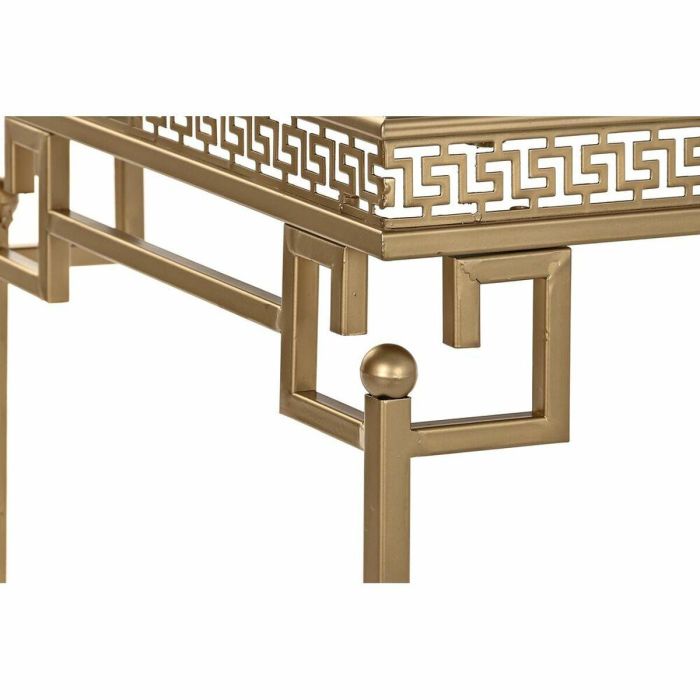 Mesa Centro Oriental DKD Home Decor Dorado 44 x 48 x 85 cm 3