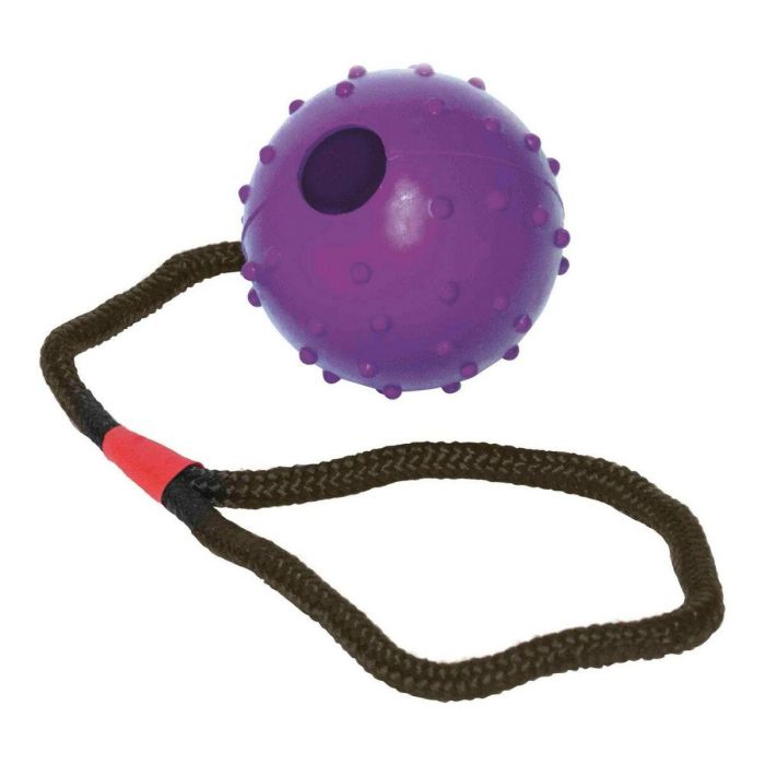 Gloria Pelota de Goma con Cuerda para Perros para Lanzar y Premios, Diámetro 7x30 cm 2