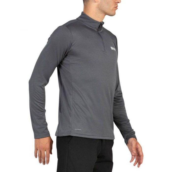 Camiseta de Manga Larga Hombre +8000 Portu Gris claro 2XL 1