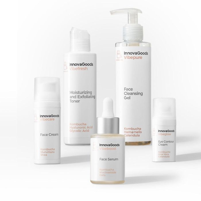 Pack de Rutina Facial Kombucha InnovaGoods 1 Pack de Rutina Facial Kombucha InnovaGoods 1