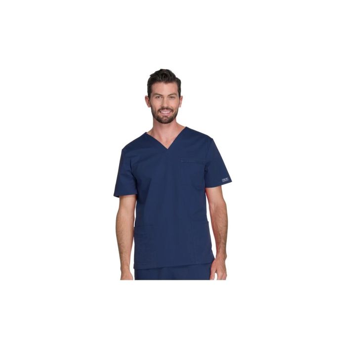 Cherokee Casaca Veterinaria Unisex 3 Bolsillos Color Navy L