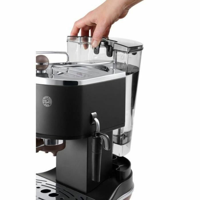 De'Longhi ECOV 310.BK Máquina de Café Espresso Icona Vintage 15 Bares, 1.4L, Vaporizador Ajustable, Caldera Acero Inoxidable, Negro Marrón 4 De'Longhi ECOV 310.BK Máquina de Café Espresso Icona Vintage 15 Bares, 1.4L, Vaporizador Ajustable, Caldera Acero Inoxidable, Negro Marrón 4