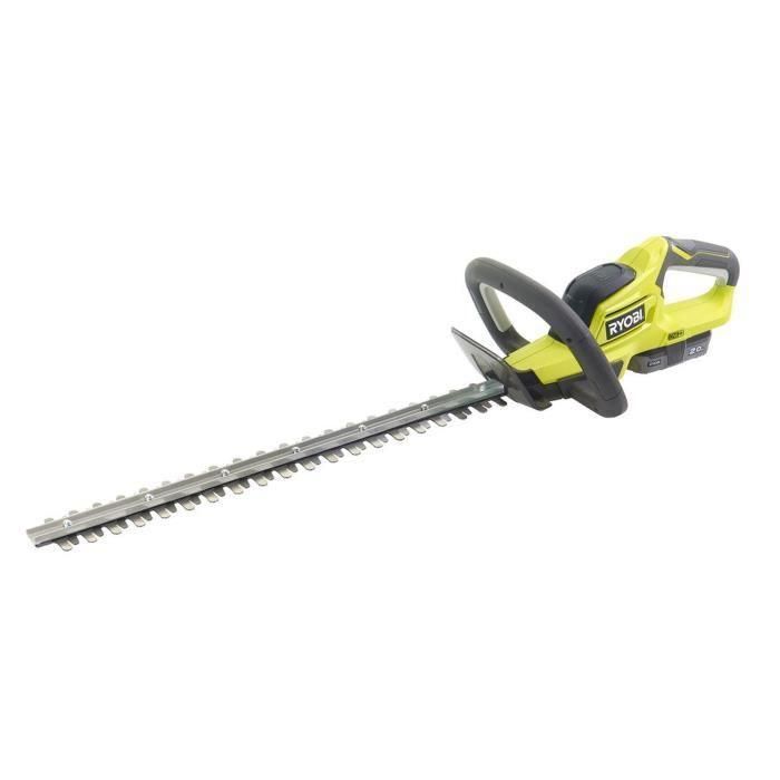 Cortadora de setos RYOBI 18V - 45 cm - 1 batería 2,0Ah