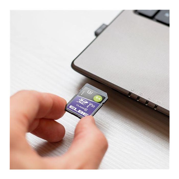 Elbe SD-3064 Tarjeta SD 64GB U3 para Resolución 4K 5
