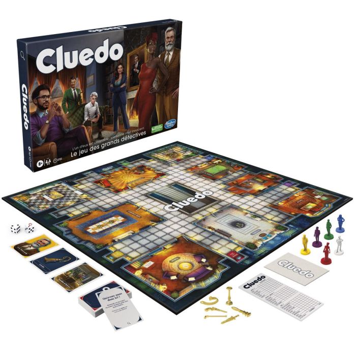 Hasbro Gaming Cluedo Classic Refresh Juego de mesa de reflexión y estrategia nueva versión 8 años HAS5010994207205 6 Hasbro Gaming Cluedo Classic Refresh Juego de mesa de reflexión y estrategia nueva versión 8 años HAS5010994207205 6