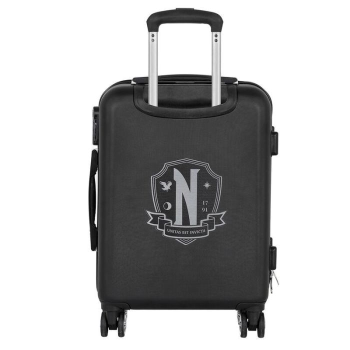 Wednesday Miércoles Maleta de Cabina ABS 4 Ruedas, Negro, 20 x 38 x 55 cm, 27L 4 Wednesday Miércoles Maleta de Cabina ABS 4 Ruedas, Negro, 20 x 38 x 55 cm, 27L 4