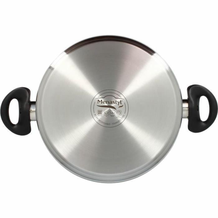 Horno holandés - MENASTYL - 6020256 - Acero inoxidable - 24 cm - Apto para todo tipo de fuegos, incluida inducción 2 Horno holandés - MENASTYL - 6020256 - Acero inoxidable - 24 cm - Apto para todo tipo de fuegos, incluida inducción 2