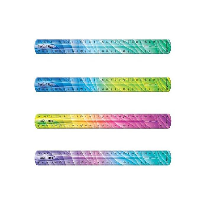 Maped Regla T&F Decoradas Doble Graduación 30 cm Colores Surtidos