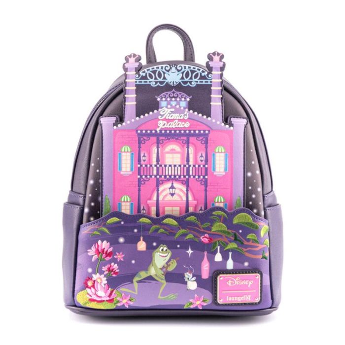Loungefly Mochila The Frog Tiana Princess Palace Disney 26cm
