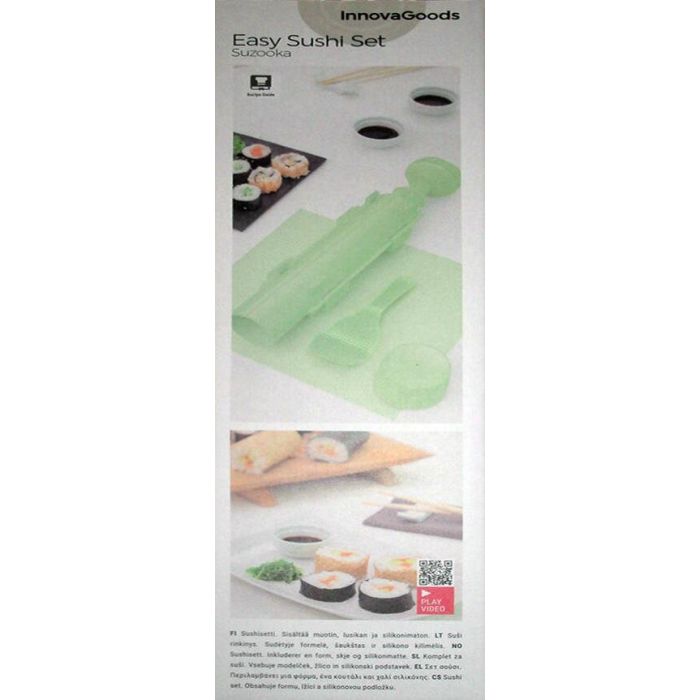 Set de Sushi con Recetas Suzooka InnovaGoods 3 Piezas 10
