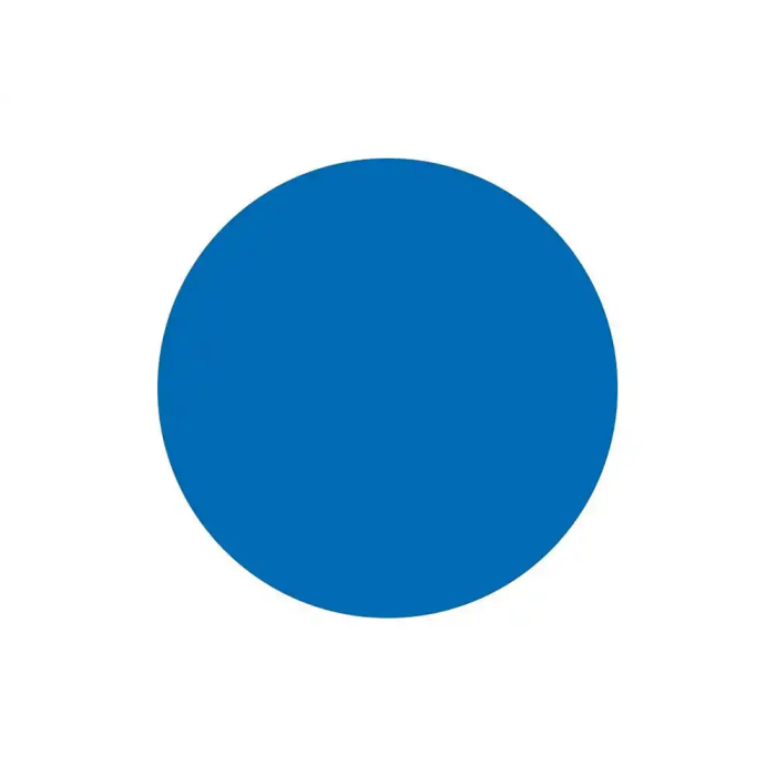 Liderpapel Gomets Circulares Autoadhesivos 15 mm Azul Rollo 2500 Unidades en Caja de Cartón 7