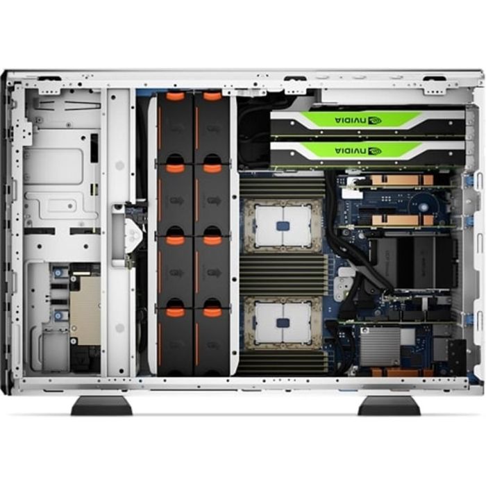 Dell PowerEdge T550 Servidor Torre - Intel Xeon Silver 4309Y (2.8GHz), 64GB RAM DDR4, 480GB SSD, Fuente 1100W
